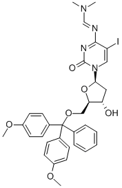 5'-O-(DIMETHOXYTRITYL)-N4-DIMETHYLAMINOMETHYLIDENE-5-IODO-2'-DEOXYCYTIDINE CAS#: 717876-96-5