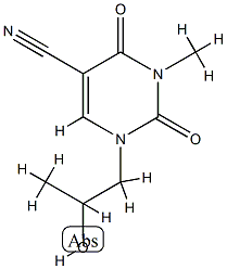 5-Pyrimidinecarbonitrile,1,2,3,4-tetrahydro-1-(2-hydroxypropyl)-3-methyl-2,4-dioxo-(9CI) CAS#: 799261-91-9