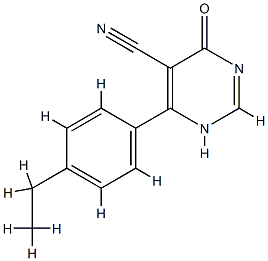 5-Pyrimidinecarbonitrile,6-(4-ethylphenyl)-1,4-dihydro-4-oxo-(9CI) CAS#: 760966-51-6