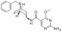 5-Pyrimidinecarboxamide, 2-amino-N-(8-benzyl-3-beta-nortropanyl)-4-met hoxy- CAS#: 76352-24-4