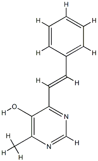 5-Pyrimidinol,4-methyl-6-(2-phenylethenyl)-(9CI) CAS#: 791539-01-0
