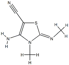 5-Thiazolecarbonitrile,4-amino-2,3-dihydro-3-methyl-2-(methylimino)-(9CI) CAS#: 762191-83-3