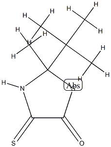 5-Thiazolidinone,2-(1,1-dimethylethyl)-2-methyl-4-thioxo-(9CI) CAS#: 785734-02-3