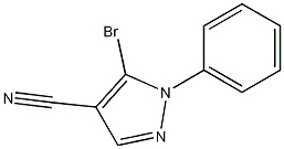 5-bromo-1-phenyl-1H-pyrazole-4-carbonitrile CAS#: 76767-44-7