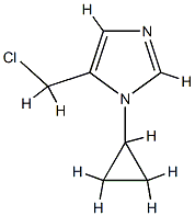 5-(chloromethyl)-1-cyclopropyl-1H-imidazole(SALTDATA: HCl) CAS#: 779321-00-5