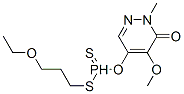 5-(ethoxy-propylsulfanyl-phosphinothioyl)oxy-4-methoxy-2-methyl-pyrida zin-3-one CAS#: 76269-65-3