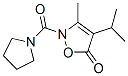5(2H)-Isoxazolone, 3-methyl-4-(1-methylethyl)-2-(1-pyrrolidinylcarbonyl)- CAS#: 706803-99-8