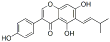 5,7-Dihydroxy-3-(4-hydroxyphenyl)-6-(3-methylbutenyl)-4H-1-benzopyran-4-one CAS#: 75024-15-6