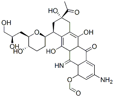 5(8H)-Naphthacenone, 8-acetyl-10-(3-amino-2,3,6-trideoxy-.alpha.-L-lyxo-hexopyranosyl)oxy-7,9,10,12-tetrahydro-6,8,11-trihydroxy-12-imino-1-methoxy-, (8S,10S)- CAS#: 72983-78-9
