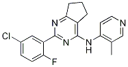 5H-CyclopentapyriMidin-4-aMine, 2-(5-chloro-2-fluorophenyl)-6,7-dihydro-N-(3-Methyl-4-pyridinyl)- (9CI) CAS#: 773138-62-8