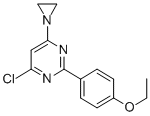 6-Aziridino-4-chloro-2-p-ethoxyphenylpyrimidine CAS#: 78232-28-7