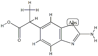 6-Benzothiazoleaceticacid,2-amino-alpha-methyl-(9CI) CAS#: 76816-30-3