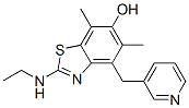 6-Benzothiazolol, 2-(ethylamino)-5,7-dimethyl-4-(3-pyridinylmethyl)- CAS#: 791753-18-9