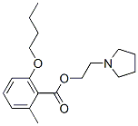 6-Butoxy-o-toluic acid 2-(pyrrolidin-1-yl)ethyl ester CAS#: 73909-18-9
