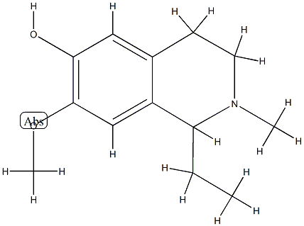 6-Isoquinolinol,1-ethyl-1,2,3,4-tetrahydro-7-methoxy-2-methyl-(9CI) CAS#: 706748-20-1