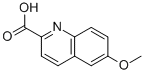 6-METHOXY-QUINOLINE-2-CARBOXYLIC ACID CAS#: 75433-99-7