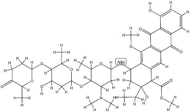 6-O-methylaclacinomycin CAS#: 76264-92-1