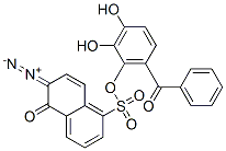 6-benzoyl-2,3-dihydroxyphenyl 6-diazo-5,6-dihydro-5-oxonaphthalene-1-sulphonate CAS#: 75578-79-9