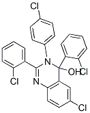 6-chloro-2,4-bis(2-chlorophenyl)-3-(4-chlorophenyl)-3,4-dihydroquinazolin-4-ol CAS#: 77549-04-3