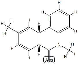 6(5H)-Phenanthridinone,6a,10a-dihydro-5,9-dimethyl-,(6aR,10aS)-rel-(9CI) CAS#: 797762-43-7