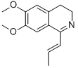 6,7-DIMETHOXY-1-((E)-PROPENYL)-3,4-DIHYDRO-ISOQUINOLINE CAS#: 770661-64-8