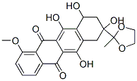 6,8,10,11-tetrahydroxy-1-methoxy-8-(2-methyl-1,3-dioxolan-2-yl)-9,10-d ihydro-7H-tetracene-5,12-dione CAS#: 75075-20-6