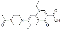 7-(4-ACETYLPIPERAZIN-1-YL)-1-ETHYL-6-FLUORO-4-OXO-1,4-DIHYDROQUINOLINE-3-CARBOXYLIC ACID CAS#: 74011-56-6