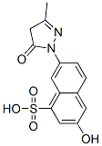 7-(4,5-dihydro-3-methyl-5-oxo-1H-pyrazol-1-yl)-3-hydroxynaphthalene-1-sulphonic acid CAS#: 75476-93-6