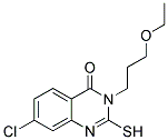 7-CHLORO-3-(3-ETHOXYPROPYL)-2-MERCAPTOQUINAZOLIN-4(3H)-ONE CAS#: 796067-61-3