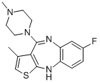 7-Fluoro-3-methyl-4-(4-methyl-1-piperazinyl)-10H-thieno(2,3-b)(1,5)ben zodiazepine CAS#: 74162-37-1