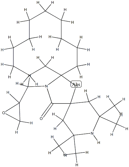 7-Oxa-3,20-diazadispiro5.1.11.2heneicosan-21-one, 2,2,4,4-tetramethyl-20-(oxiranylmethyl)-, homopolymer CAS#: 78301-43-6