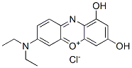 7-(diethylamino)-1,3-dihydroxyphenoxazin-5-ium chloride CAS#: 76372-58-2