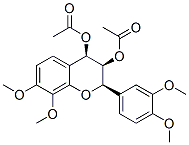 (2R)-2α-(3,4-Dimethoxyphenyl)-3,4-dihydro-7,8-dimethoxy-2H-1-benzopyran-3α,4α-diol diacetate CAS#: 72150-29-9