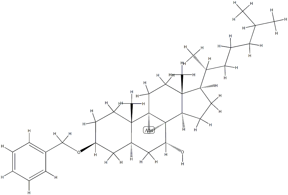 3β-(Benzyloxy)-8α,9-epoxy-5α-cholestan-7α-ol CAS#: 74420-81-8
