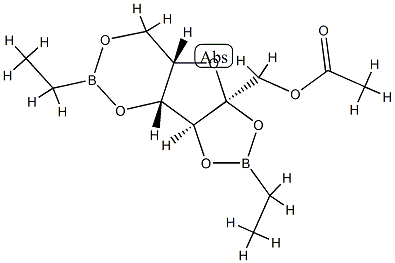 2-O,3-O:4-O,6-O-Bis(ethylboranediyl)-α-L-sorbofuranose 1-acetate CAS#: 74779-77-4