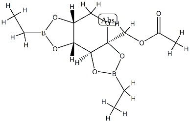 2-O,3-O:4-O,5-O-Bis(ethylboranediyl)-β-D-fructopyranose 1-acetate CAS#: 74779-80-9