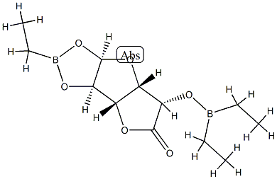 1-O,2-O-(Ethylboranediyl)-5-O-(diethylboryl)-α-D-glucofuranuronic acid γ-lactone CAS#: 74779-81-0