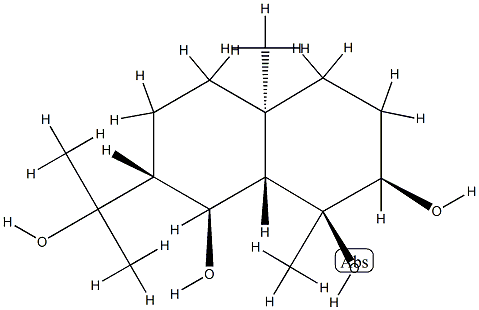 (8aS)-Decahydro-7β-(1-hydroxy-1-methylethyl)-1,4aβ-dimethyl-1α,2α,8α-naphthalenetriol CAS#: 74841-83-1