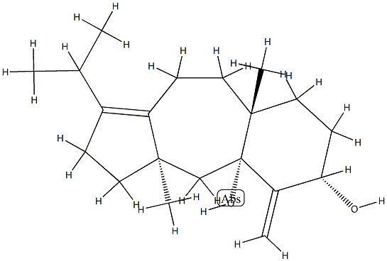 2,3,3a,4,4a,5,6,7,8,8a,9,10-Dodecahydro-3aβ,8aα-dimethyl-5-methylene-1-isopropylbenz[f]azulene-4aβ,6β-diol CAS#: 75744-71-7