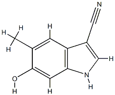 7,6-Hydroxy-5-Methyl-1H-indole-3-carbonitrile CAS#: 719299-15-7