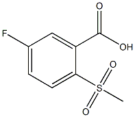 5-FLUORO-2-(METHYLSULFONYL)BENZOICACID CAS#: 773873-55-5