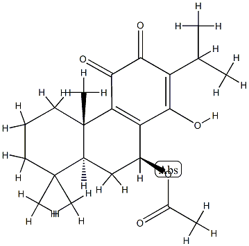 (4bS)-10α-Acetoxy-4b,5,6,7,8,8aβ,9,10-octahydro-3-hydroxy-4bα,8,8-trimethyl-2-isopropyl-1,4-phenanthrenedione CAS#: 77794-82-2