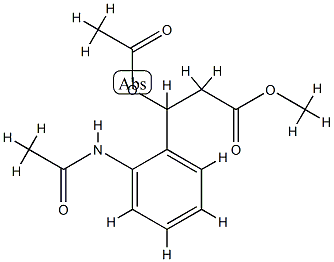 2-(Acetylamino)-β-(acetyloxy)benzenepropionic acid methyl ester CAS#: 77809-03-1