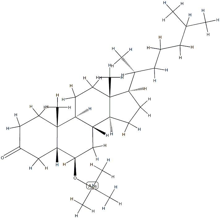 6β-[(Trimethylsilyl)oxy]-5β-cholestan-3-one CAS#: 77828-30-9