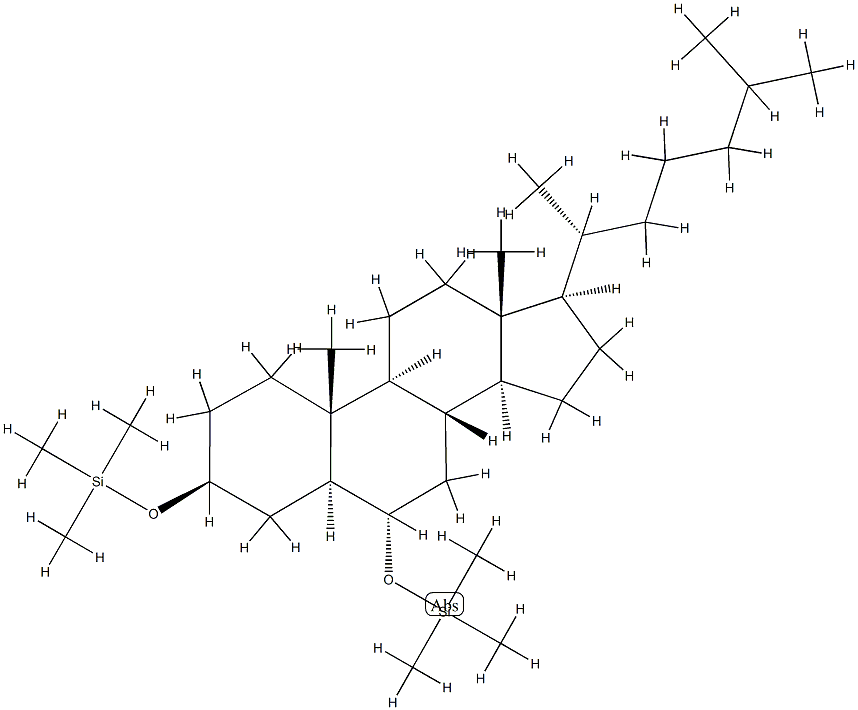 3β,6α-Bis[(trimethylsilyl)oxy]-5α-cholestane CAS#: 77828-32-1