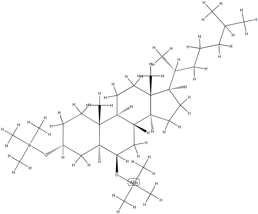 3α,6β-Bis[(trimethylsilyl)oxy]-5α-cholestane CAS#: 77828-33-2
