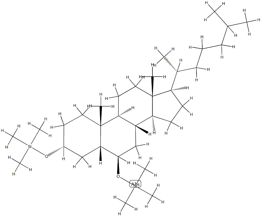 [(5β-Cholestane-3α,6β-diyl)bisoxy]bis(trimethylsilane) CAS#: 77828-34-3