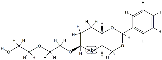 2-(2-Hydroxyethoxy)ethyl 4-O,6-O-(phenylmethylene)-2,3-dideoxy-β-D-erythro-hexopyranoside CAS#: 77880-37-6