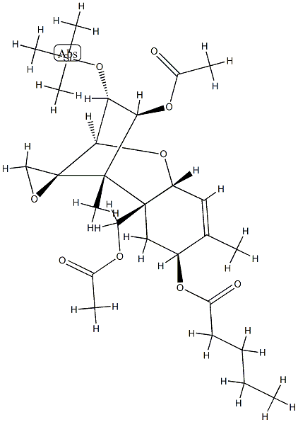 12,13-Epoxy-3α-[(trimethylsilyl)oxy]trichothec-9-ene-4β,8α,15-triol 4,15-diacetate 8-(4-methylbutanoate) CAS#: 77882-85-0
