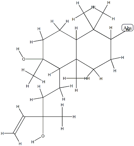 Decahydro-6-bromo-α-vinyl-2-hydroxy-α,2,5,5,8a-pentamethyl-1-naphthalene-1-propanol CAS#: 78012-27-8
